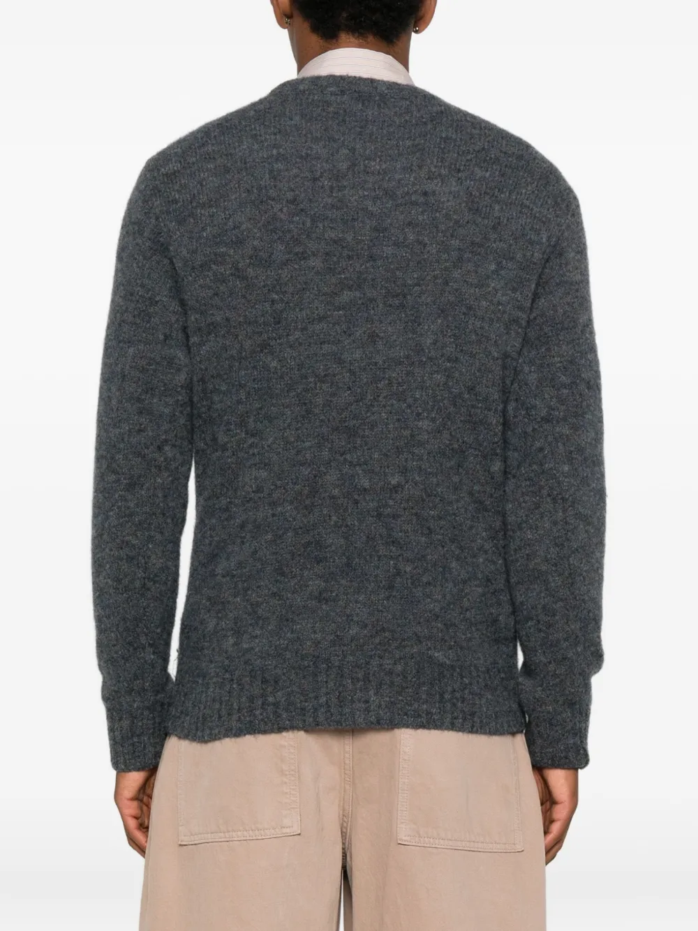 Apc Crew-neck Sweater In Gray