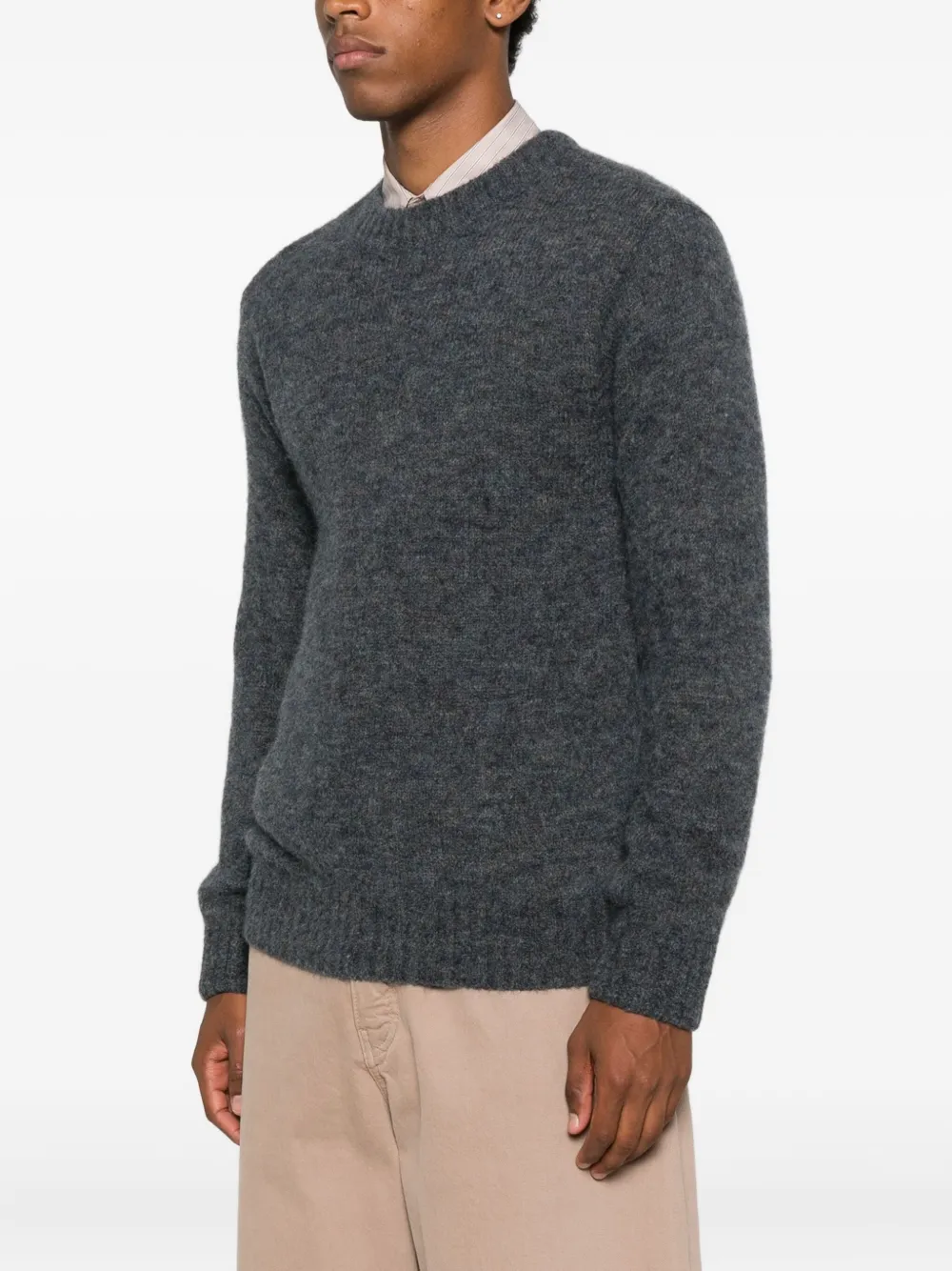 Apc Crew-neck Sweater In Gray