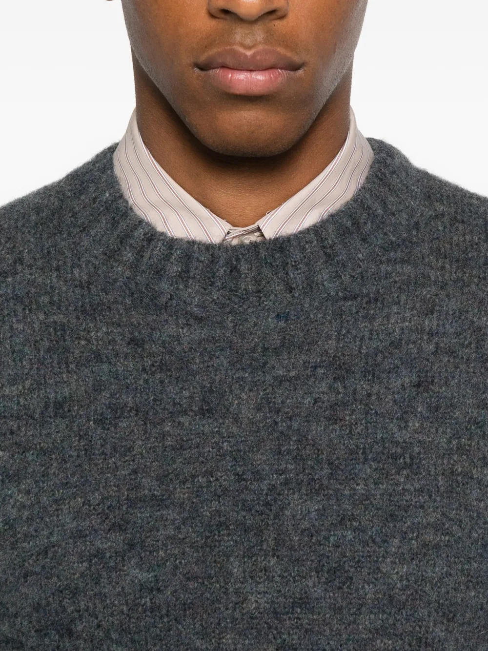 Apc Crew-neck Sweater In Gray