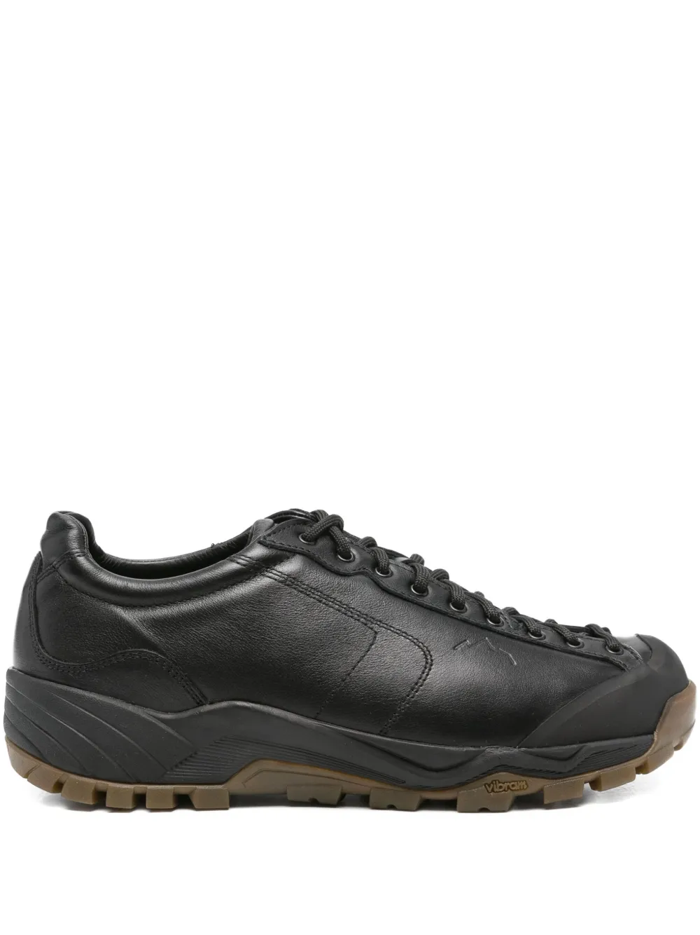 Diemme Movida leather lace-up sneakers Black