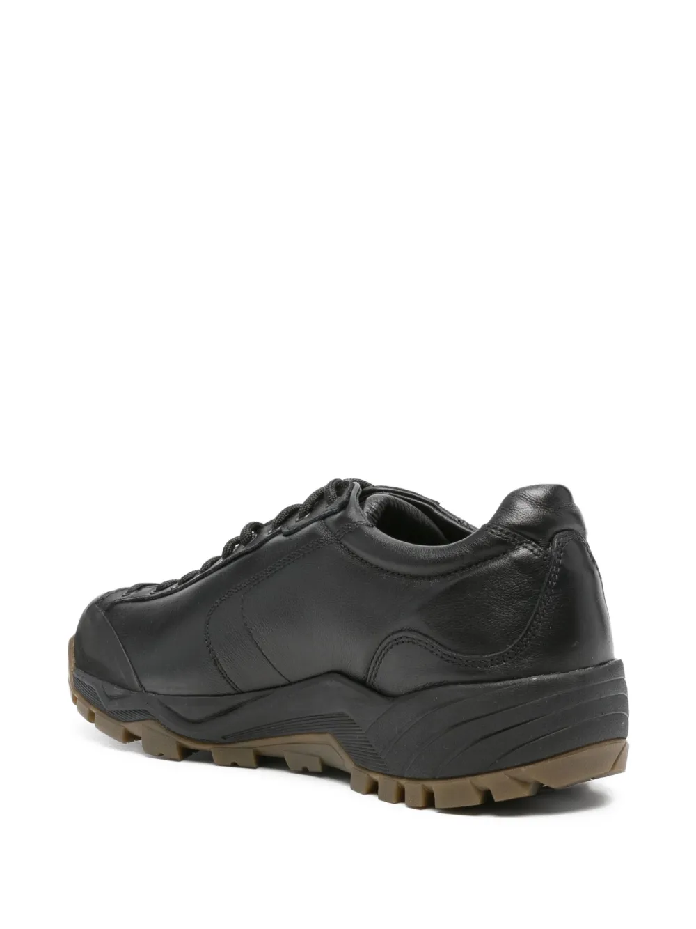 Diemme Movida leather lace-up sneakers Black