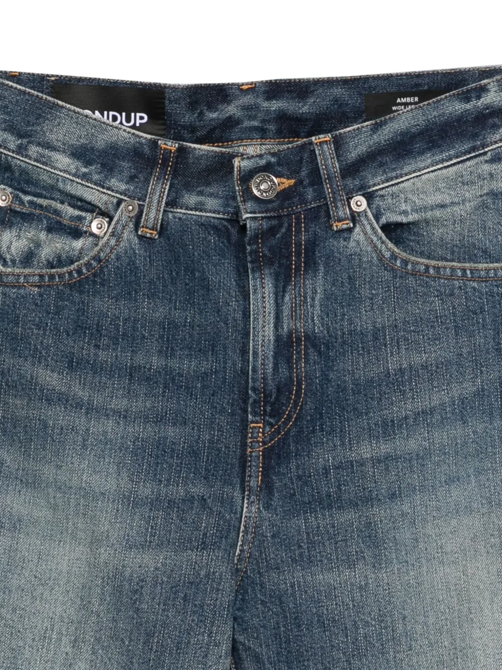 DONDUP Amber jeans met wijde pijpen Blauw