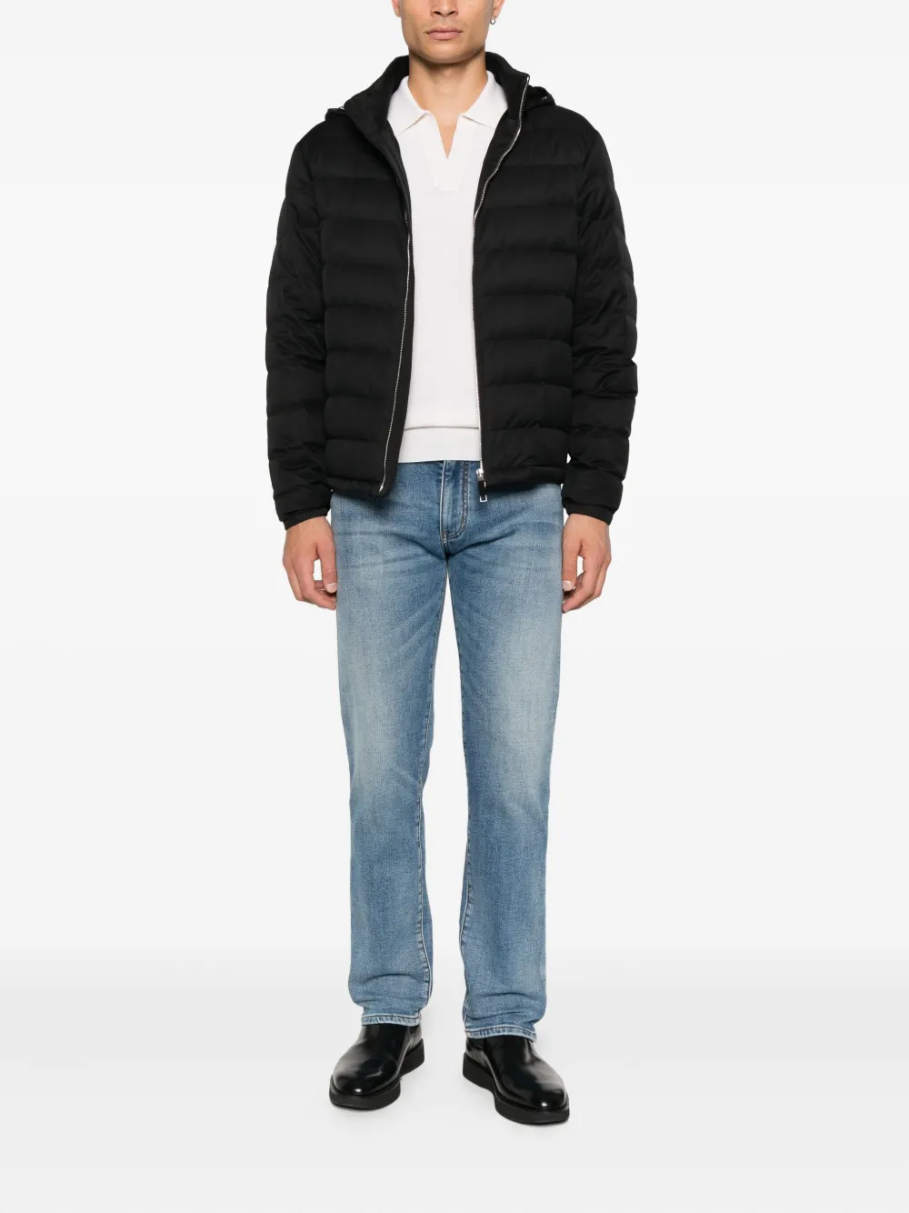 Emporio Armani Straight broek Blauw