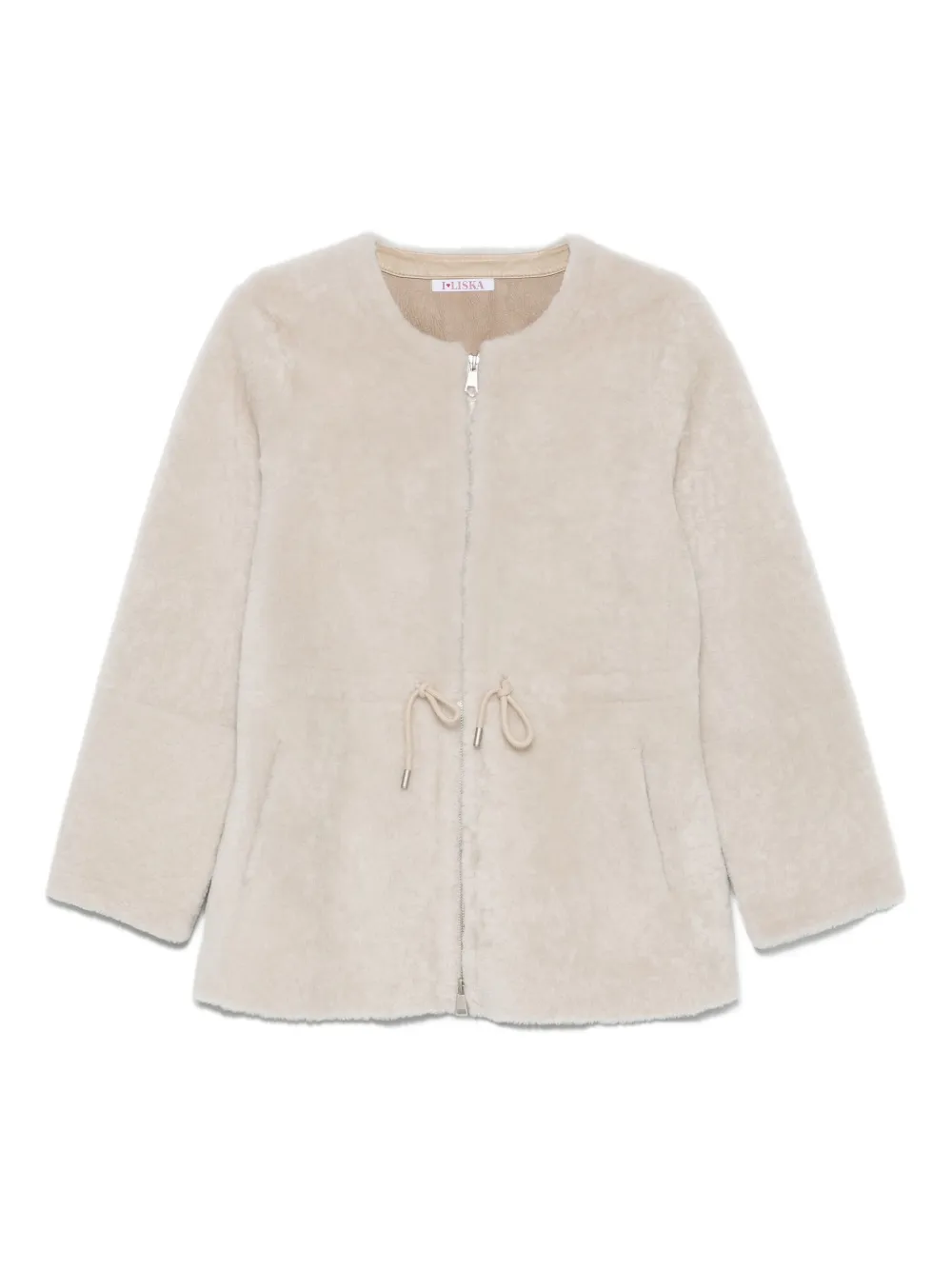 Liska drawstring-fastening coat | Grey | Image 1