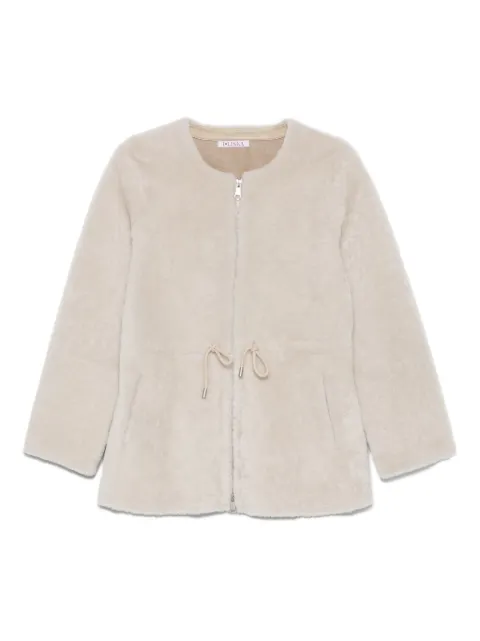 Liska drawstring-fastening coat