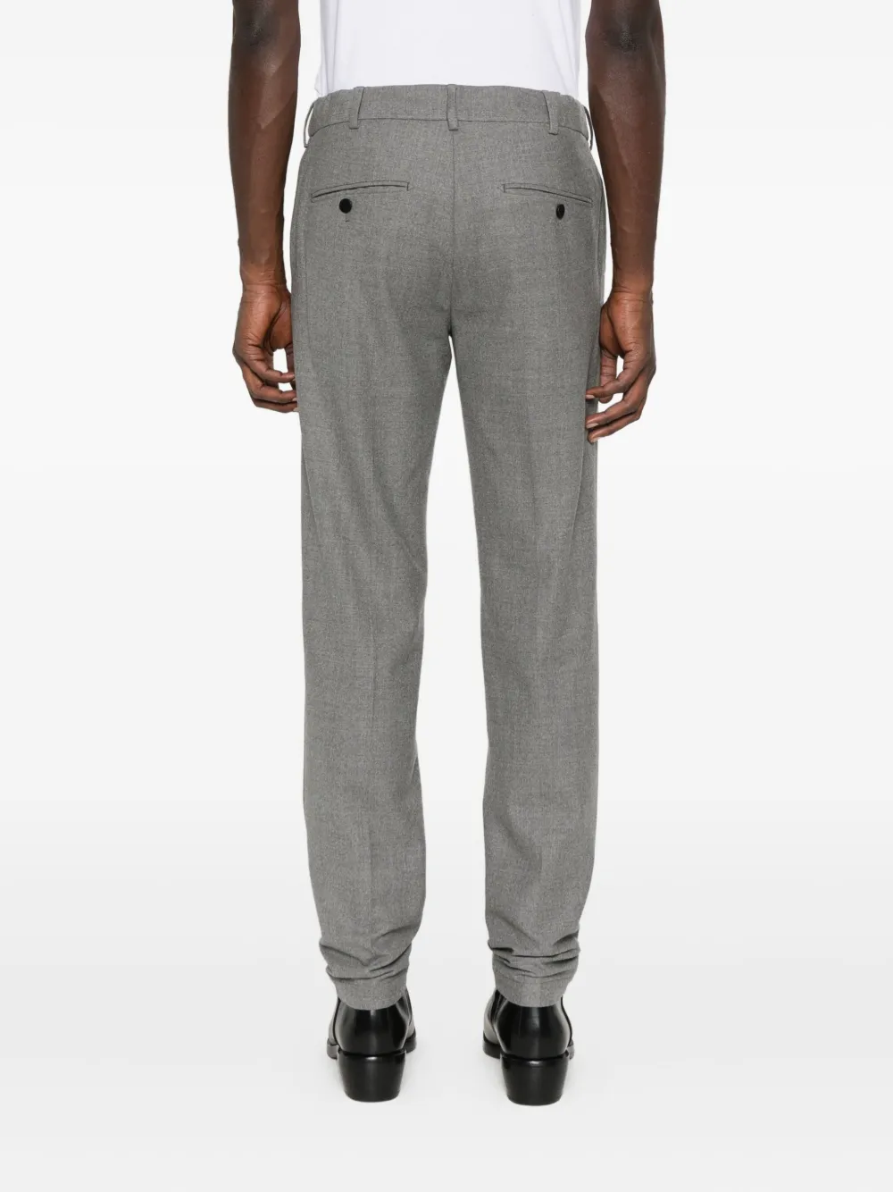 Cellar Door Button-fly Trousers In Gray