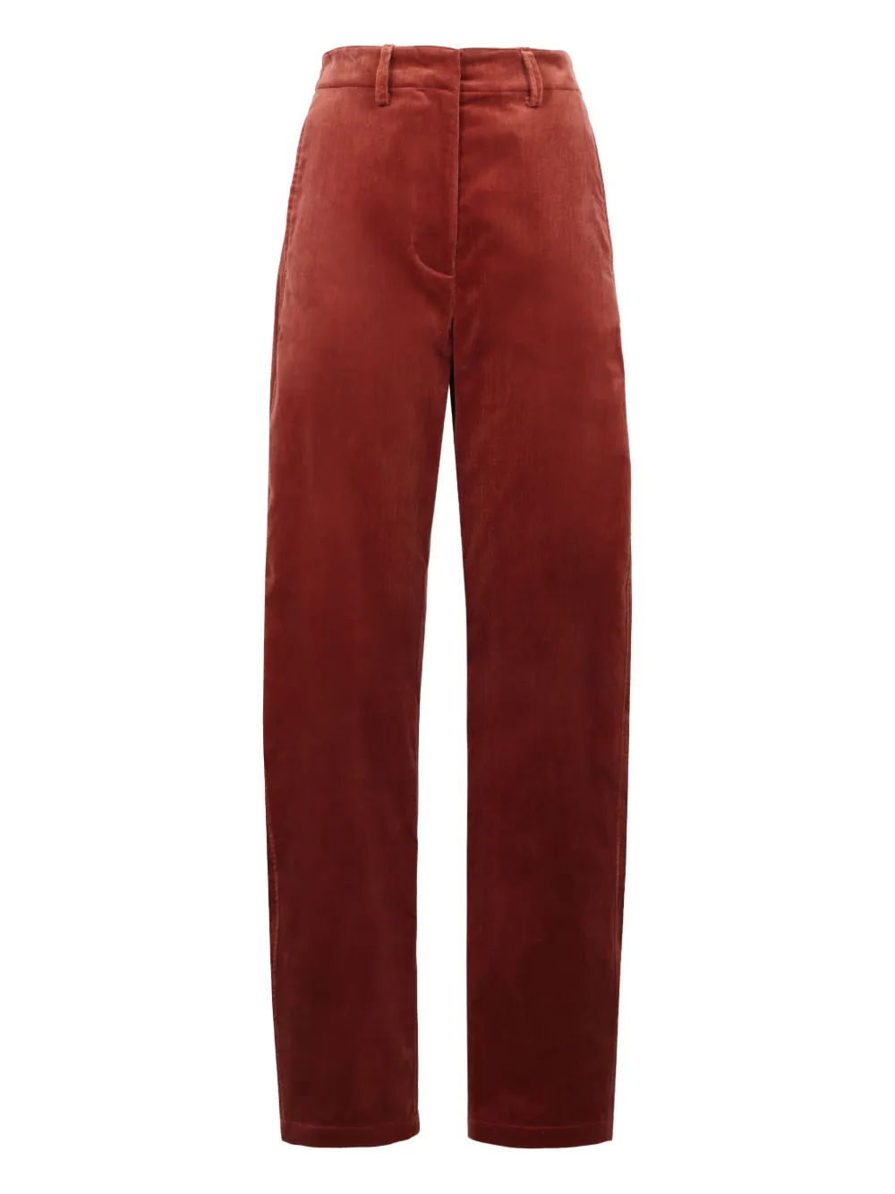 Magda Butrym high-waist trousers - オレンジ Magda Butrym high-waist trousers - オレンジ