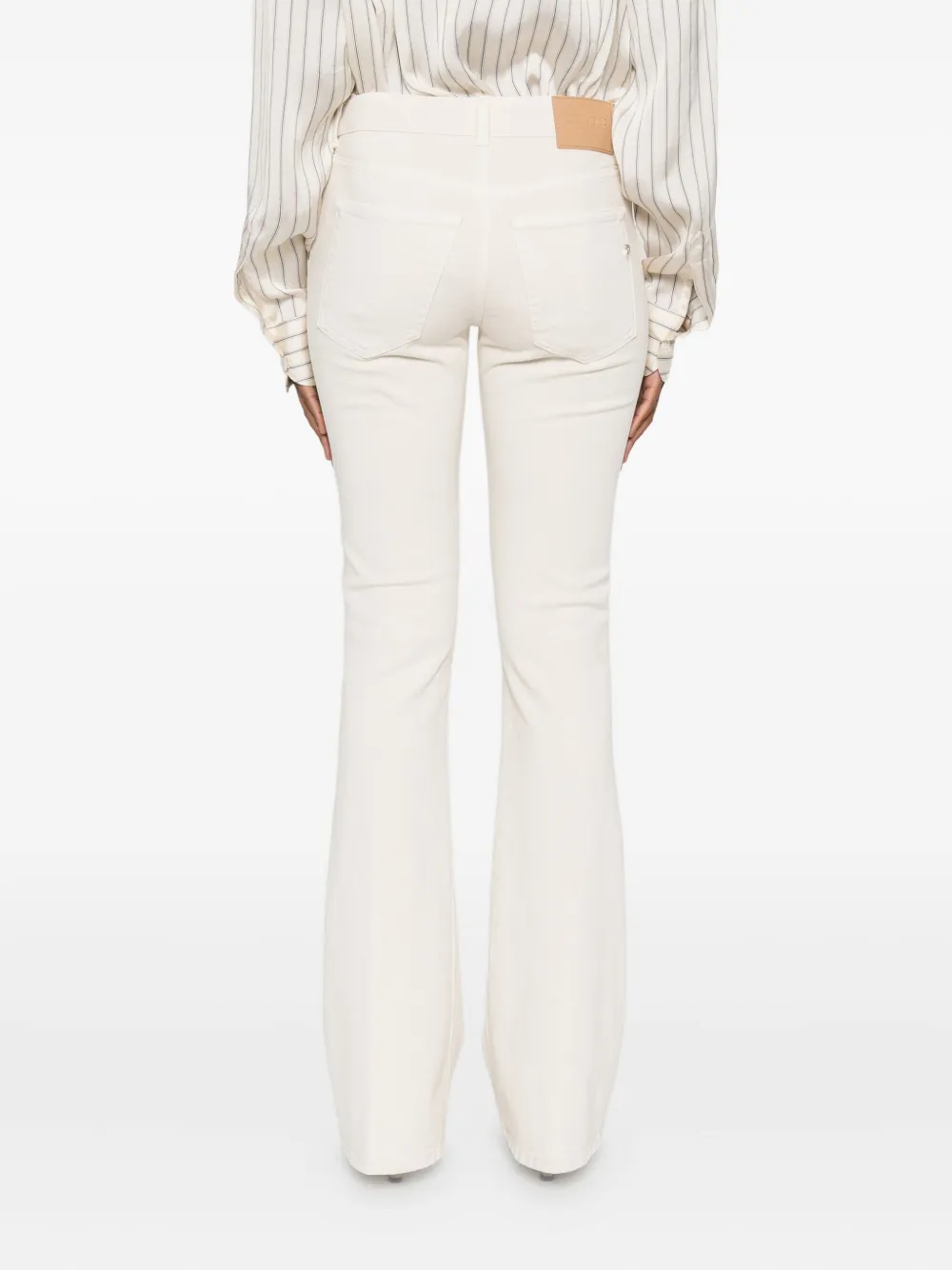 Dondup Flare Jeans In Neutral
