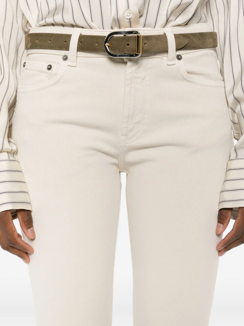 Dondup Flare Jeans In Neutral