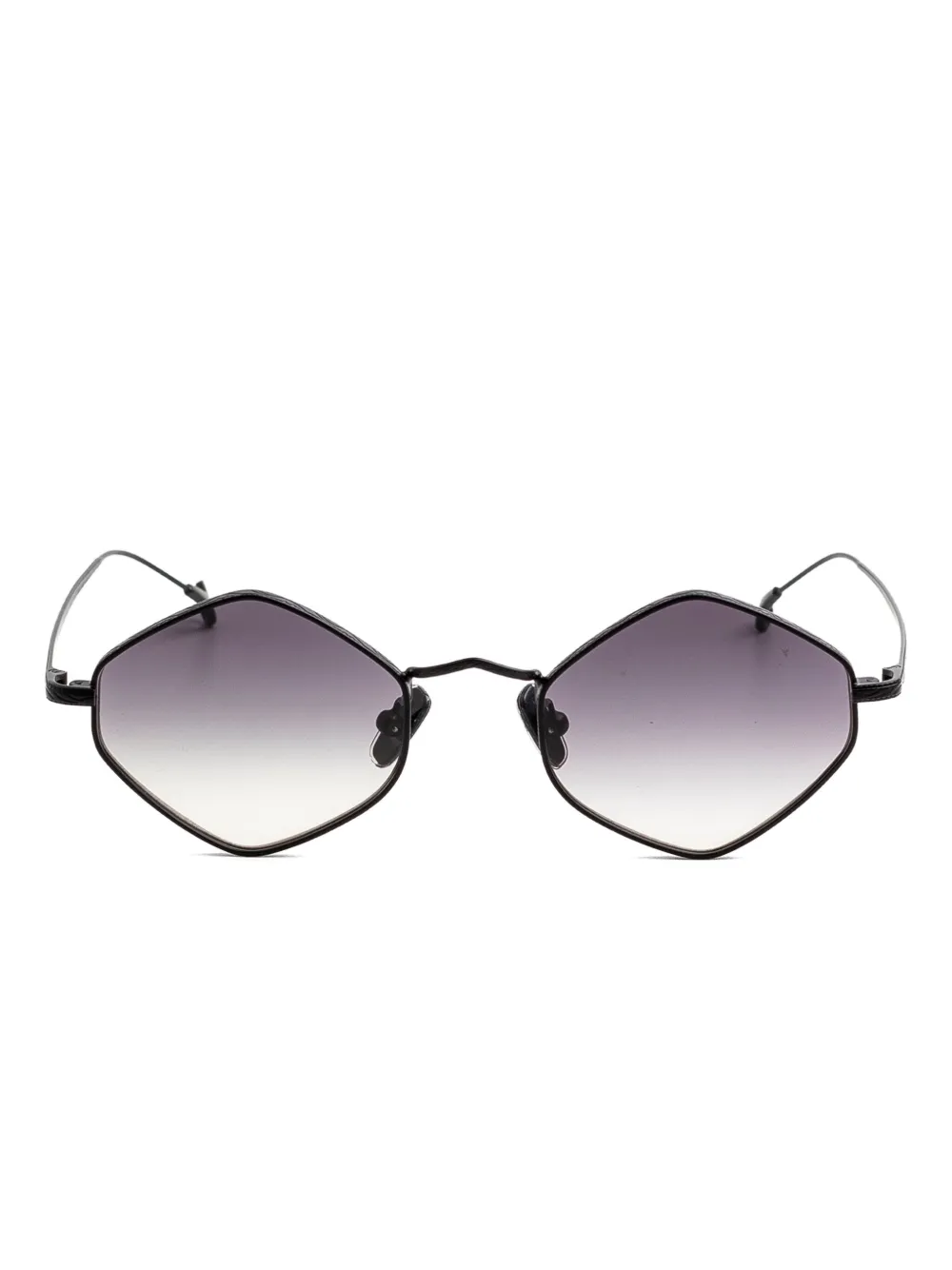 Eyepetizer Canar geometric-frame sunglasses | Black | Image 1