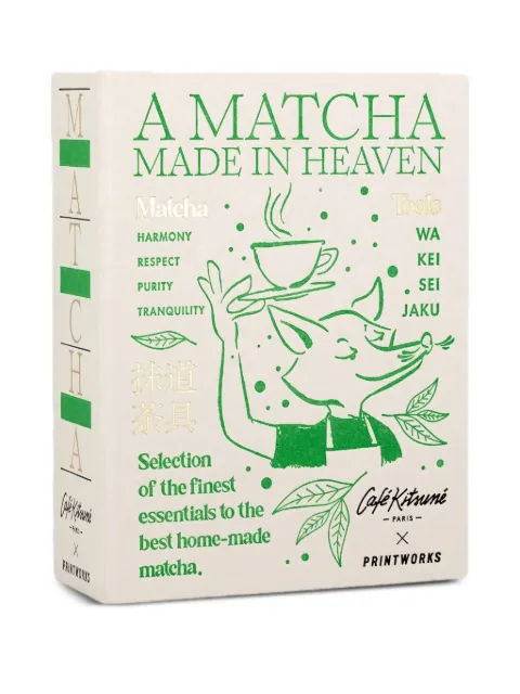 CAFÉ KITSUNÉ x Printworks Barista Fox matcha set