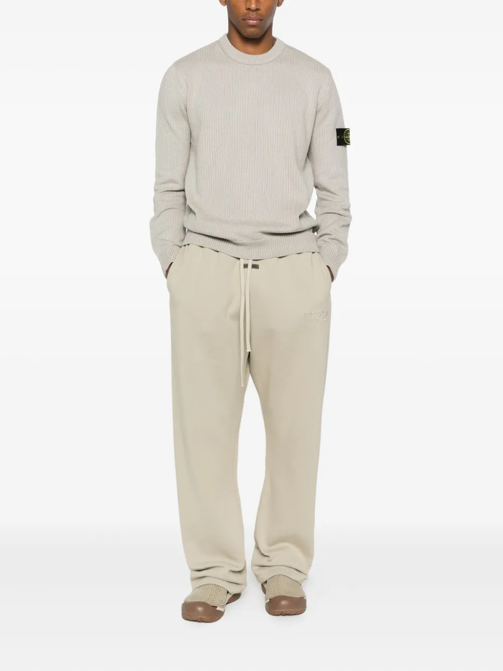 Stone Island ribbed crew-neck sweater | Knitted Sweaters | Image 2