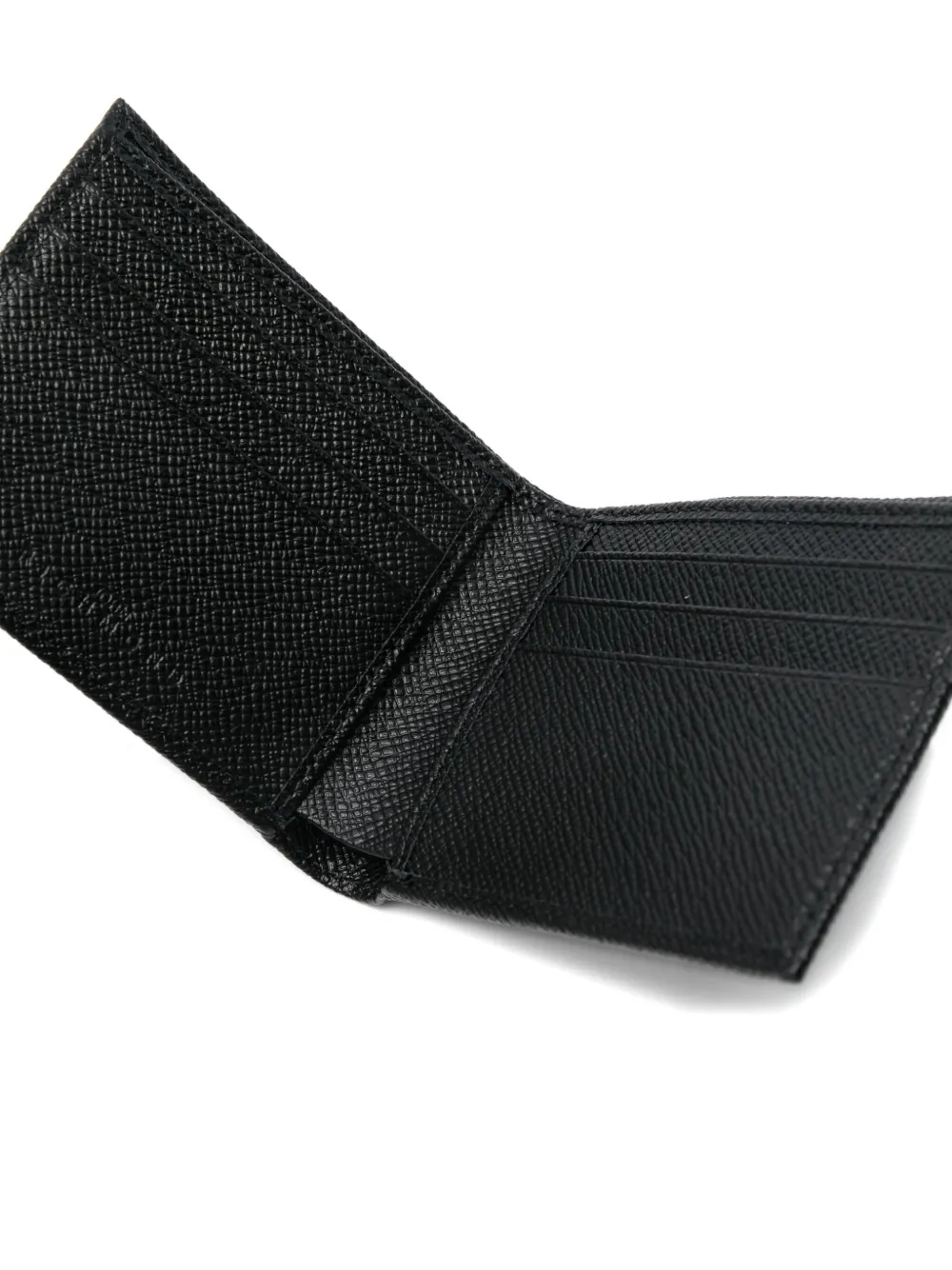 John Richmond Black Wallet In Leather With Logo In Black
