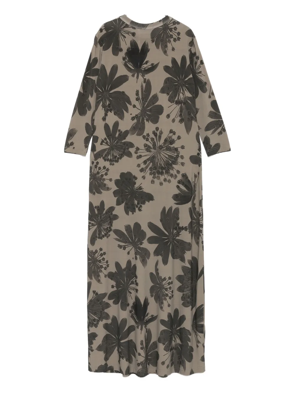 Christian Wijnants Maxi-jurk met bloemenprint - Beige