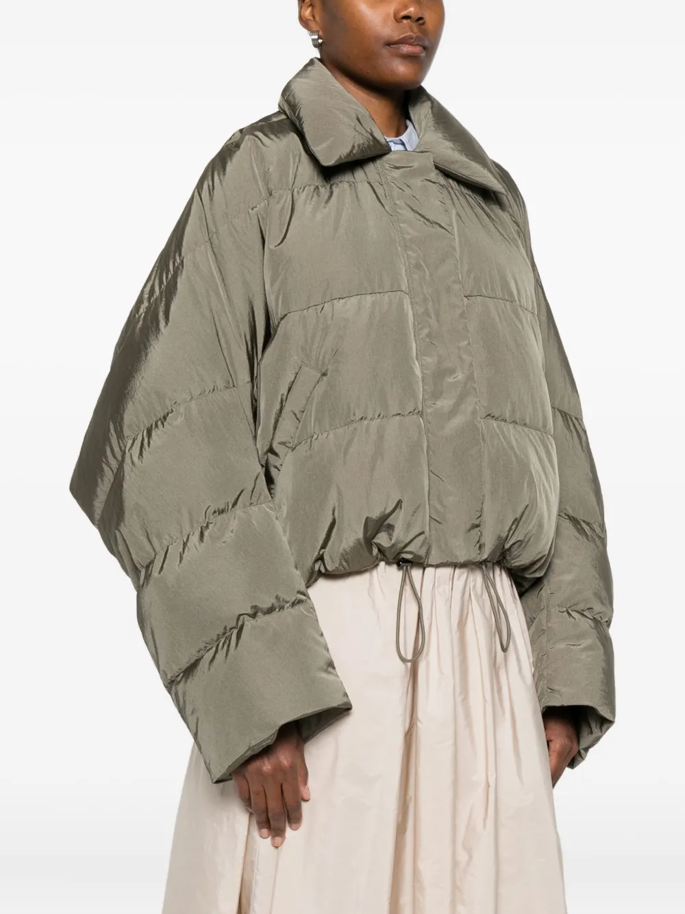 ジャケット・アウター Christian Wijnants coat Christian Wijnants Jani Coat in Smokey Olive – Cedar & Hyde