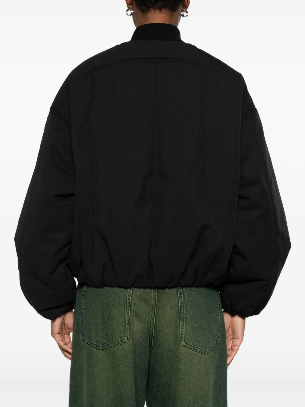 Christian Wijnants Zip-front Pocket Bomber Jacket In Black