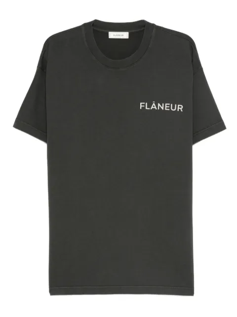 FLÂNEUR logo-print T-shirt