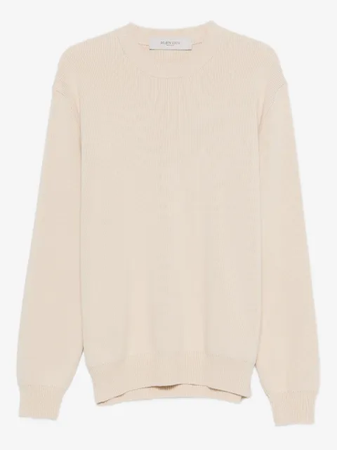 Golden Goose crew neck sweater with 'Golden' lettering on the back