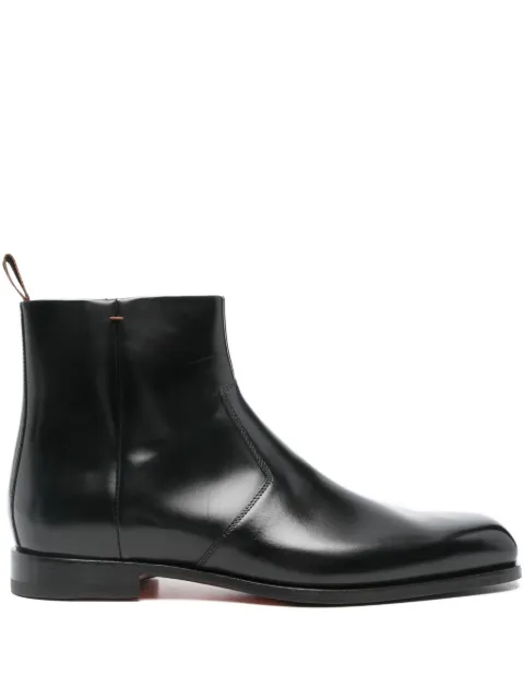 Santoni leather boots