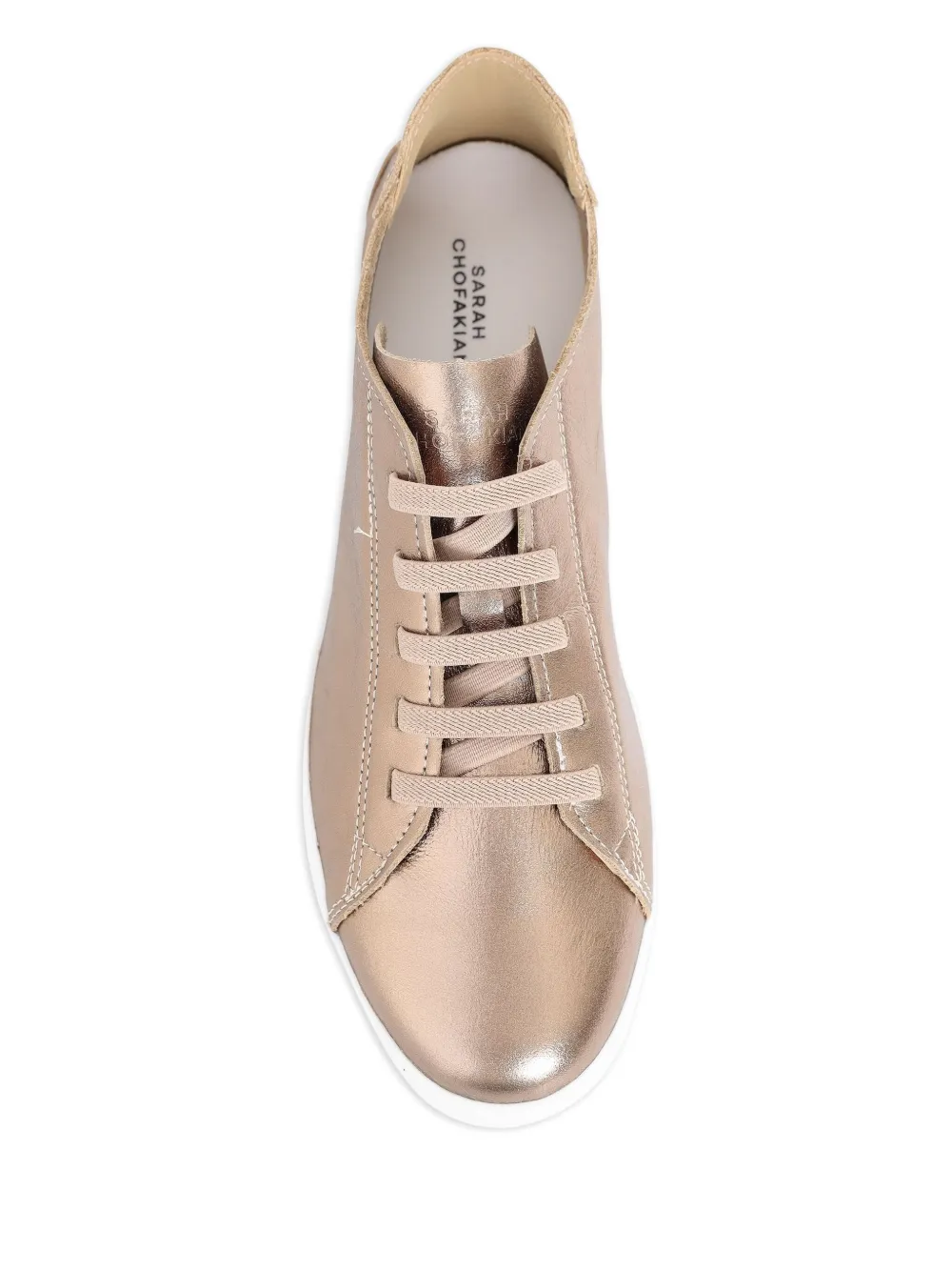 Sarah Chofakian Leren sneakers Goud