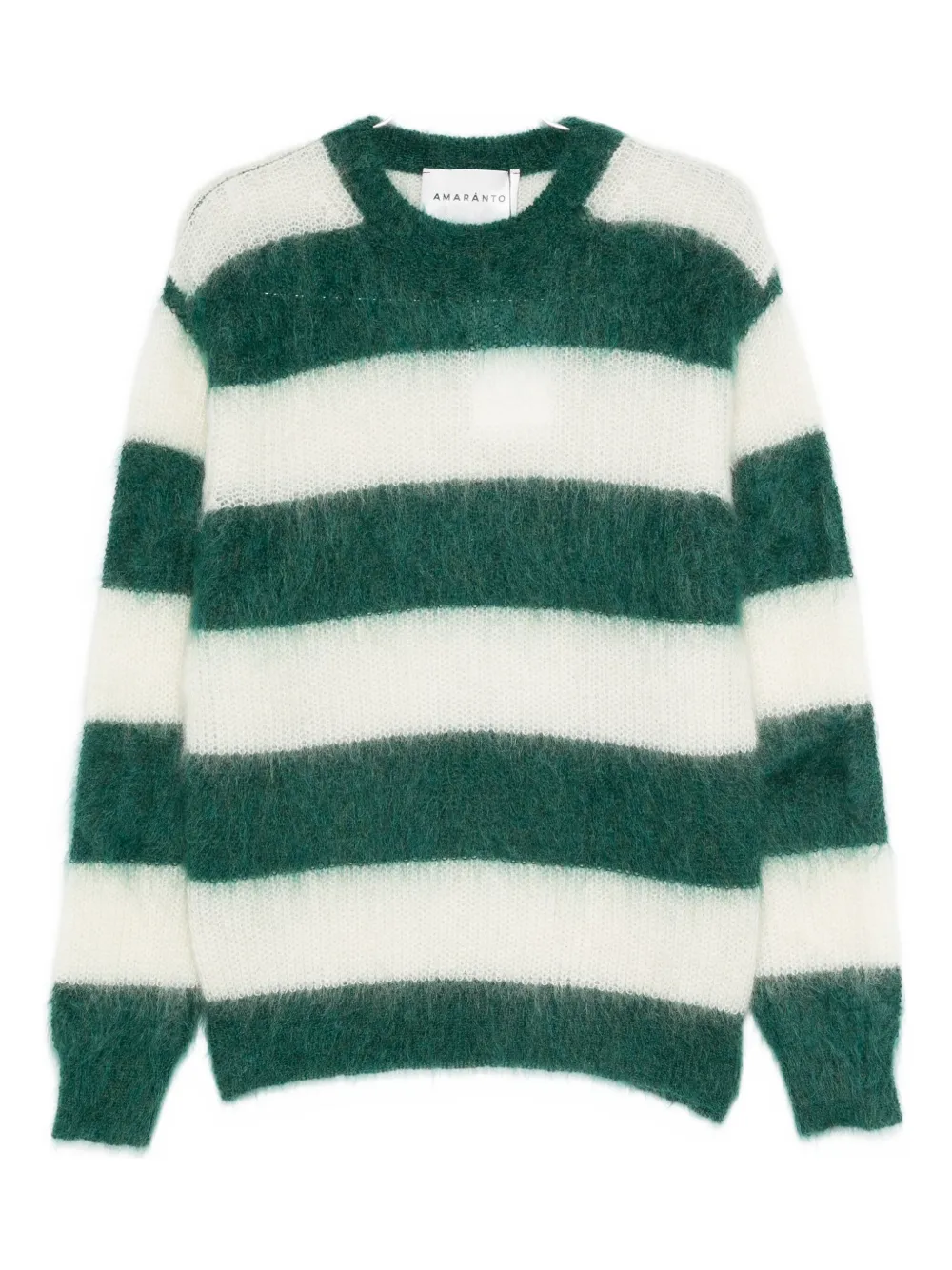 AMARANTO  striped mohair sweater | Green | Image 1