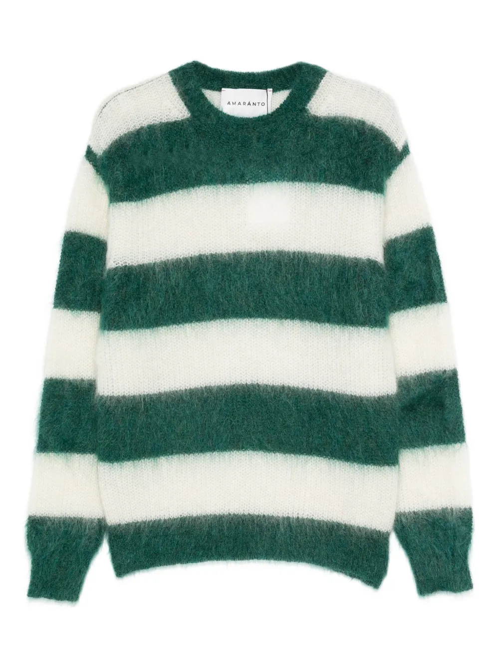 AMARANTO  pull à rayures | vert | Image 1