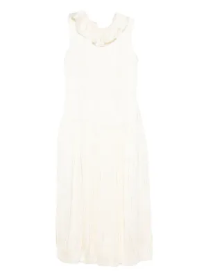 Comme Des Garçons Comme Des Garçons Sleeveless Dress | White