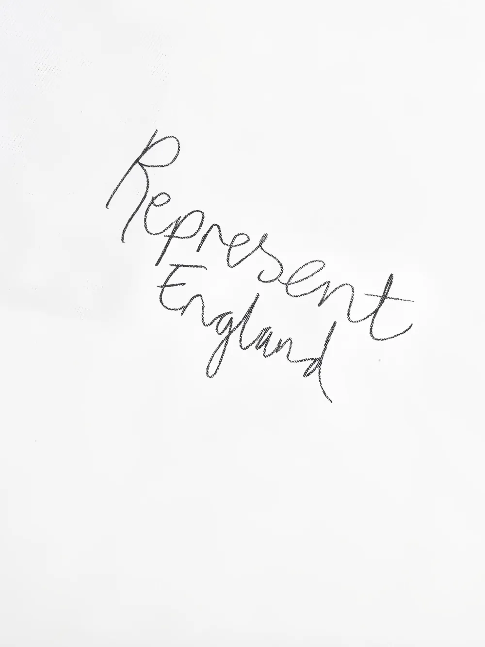 Represent Thoroughbred Dog handgetekend T-shirt Wit