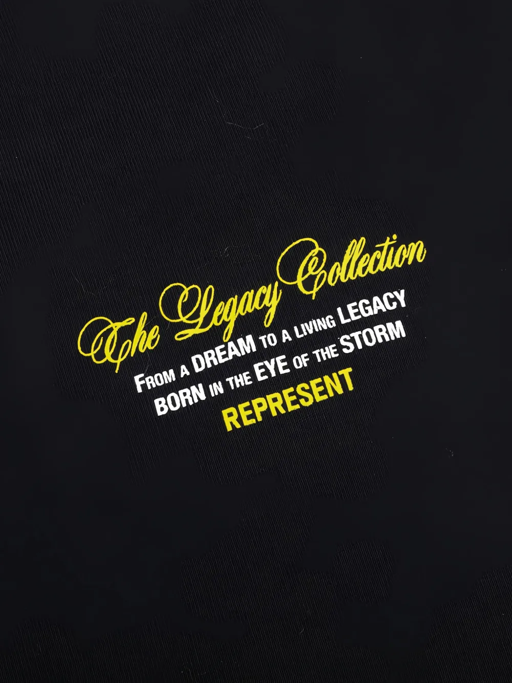 Represent Legacy Cherubs Cotton Graphic T-shirt In Black
