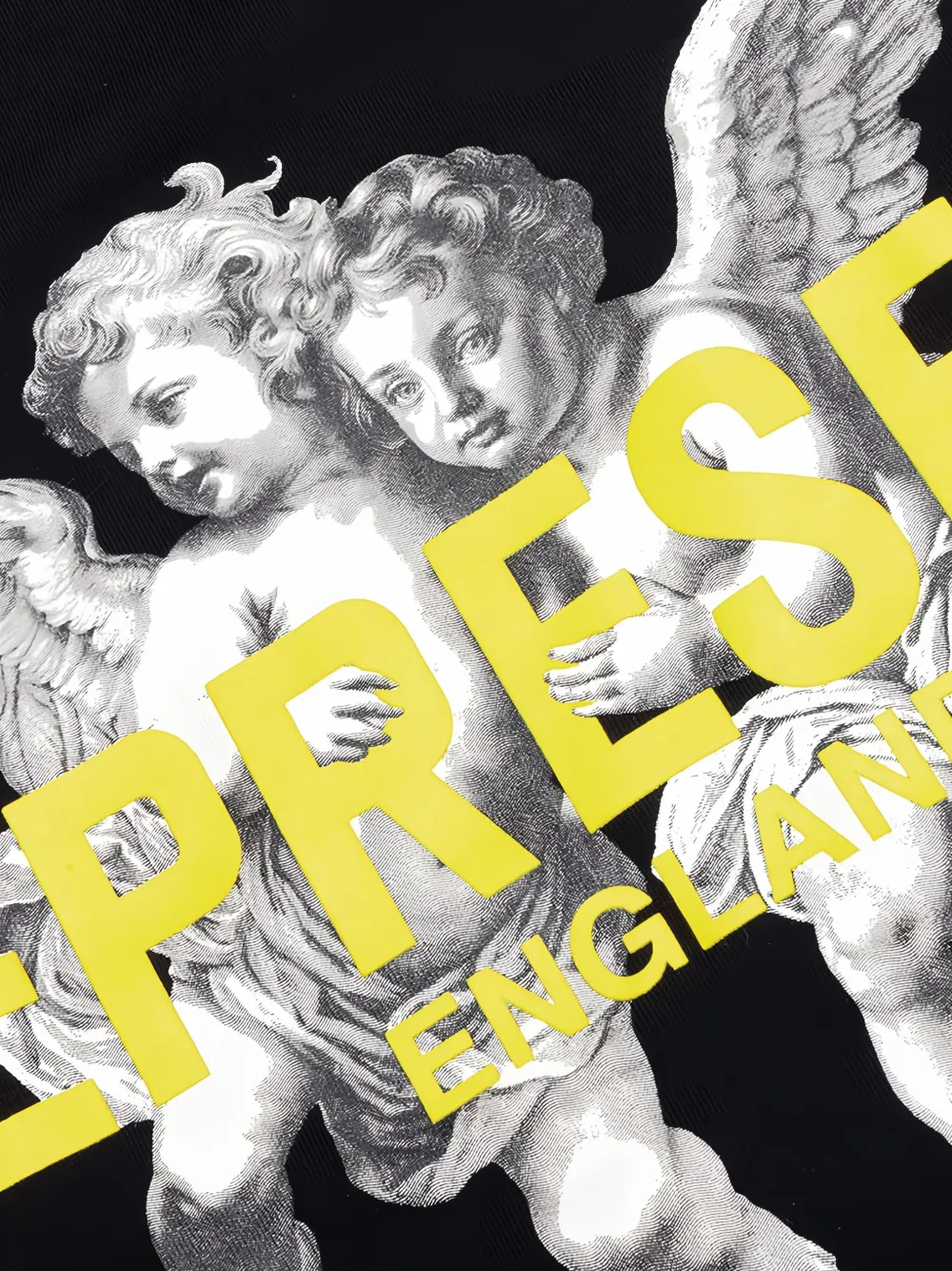 Represent Legacy Cherubs Cotton Graphic T-shirt In Black