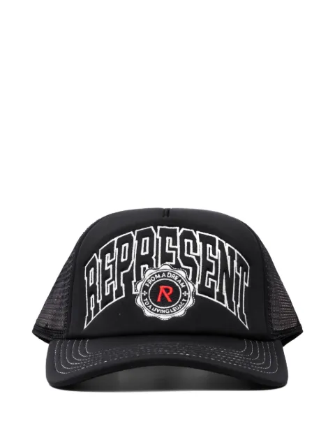 Represent embroidered mesh cap hat