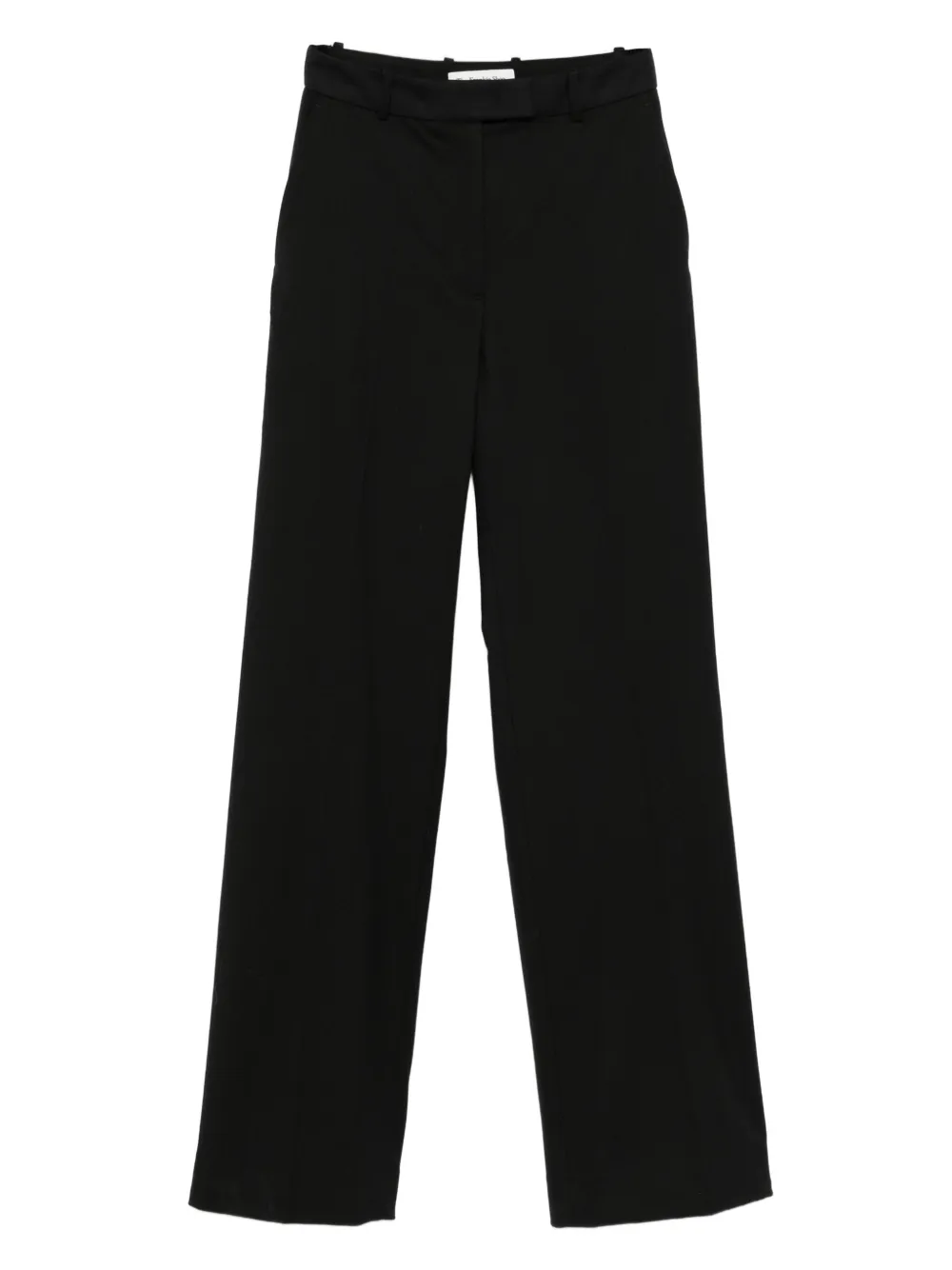 The Frankie Shop Belt Loop Casual Pants In Black