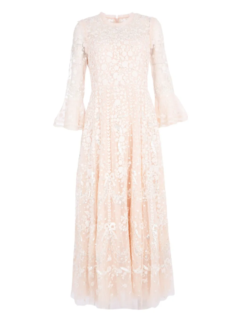 Needle & Thread flower-embellishment maxi dress | Neutrals | Image 1