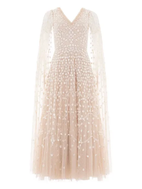 Needle & Thread Clover flower-print maxi dress