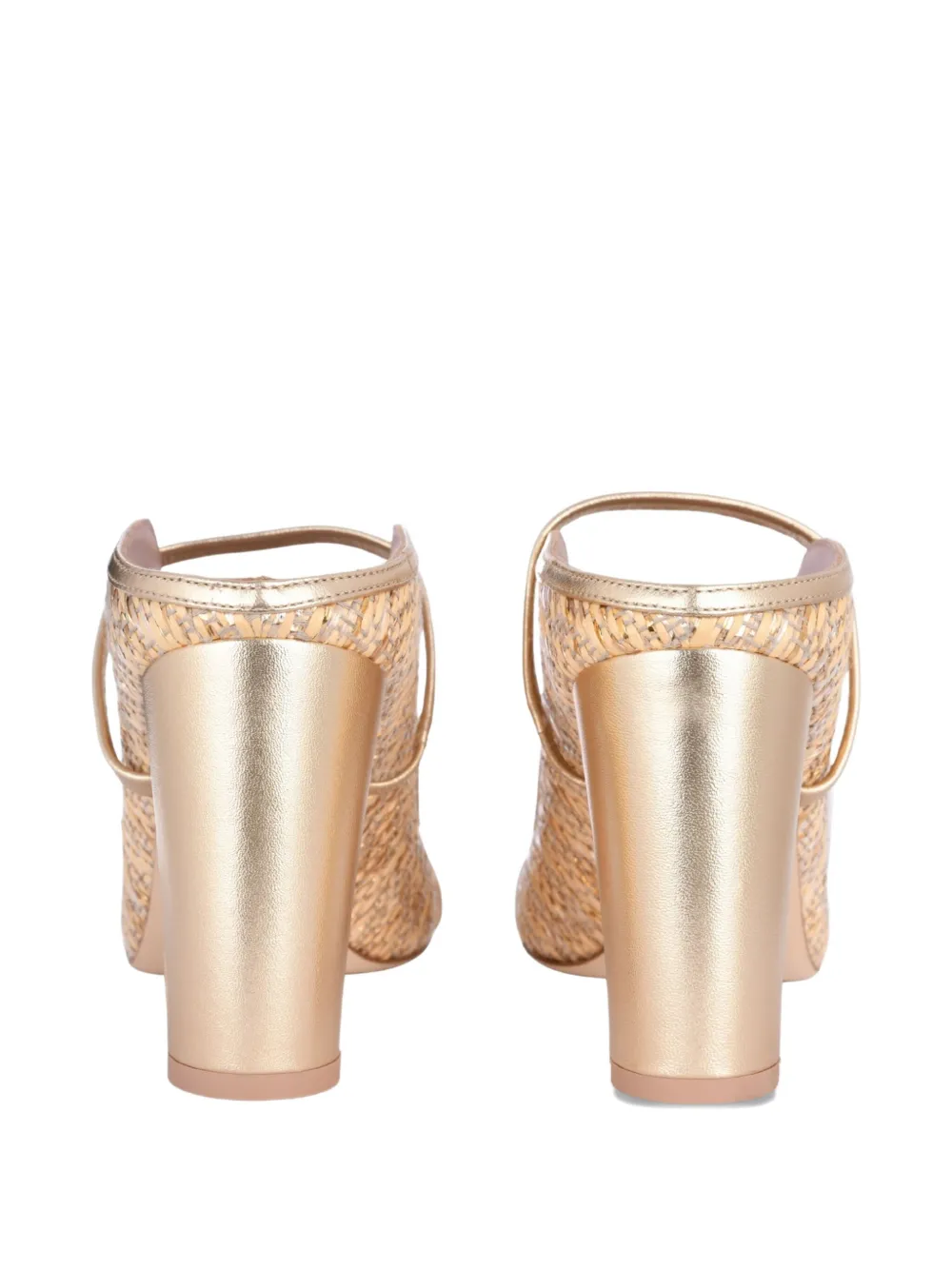 Malone Souliers 85mm Norah sandals Gold
