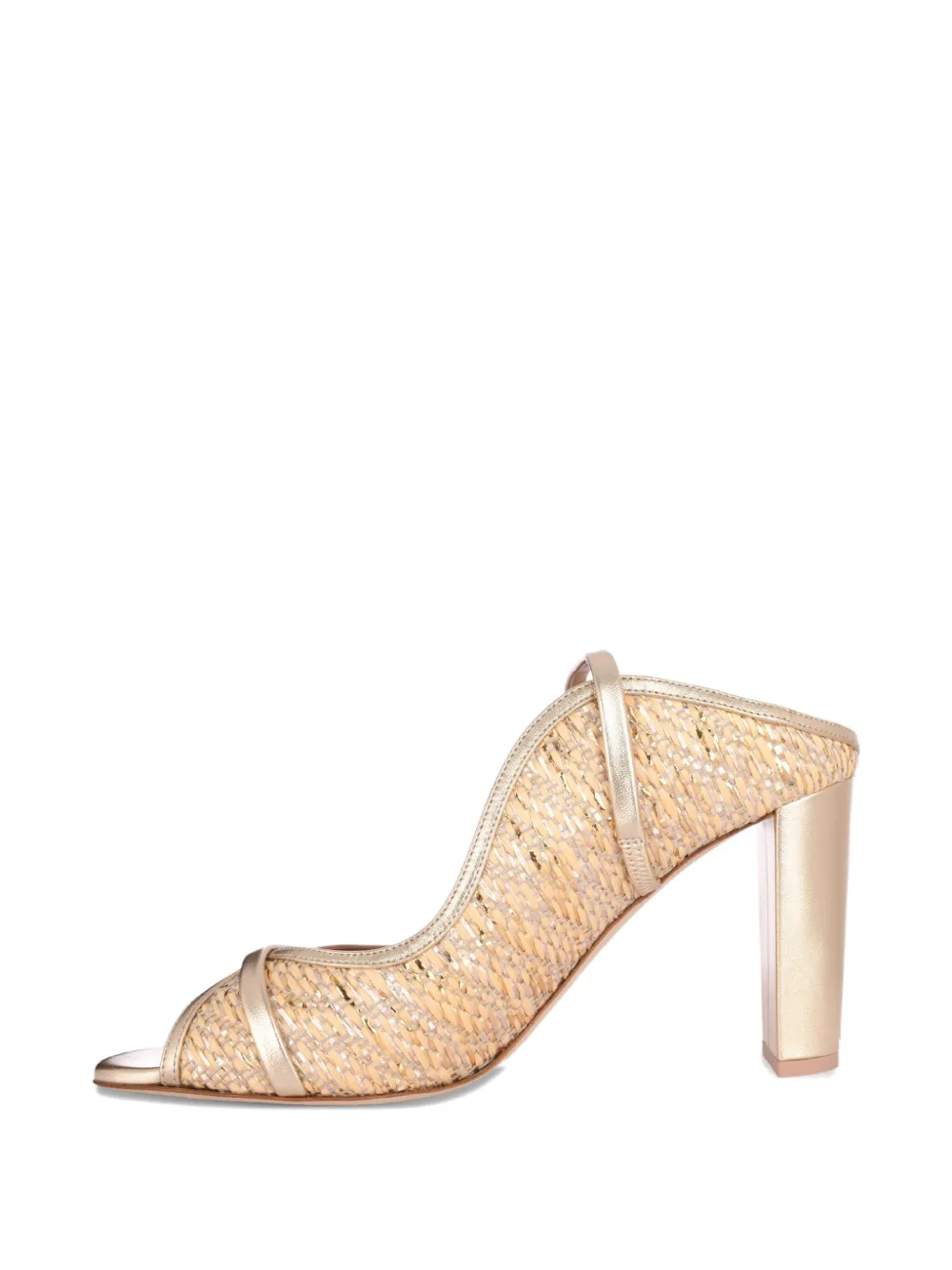 Malone Souliers 85mm Norah sandals Gold