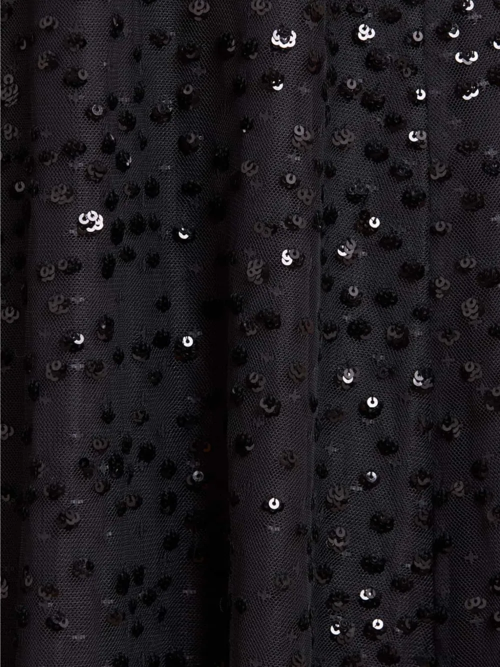 Needle & Thread Sequin-embellishment Long-sleeve Maxi Dress In Black