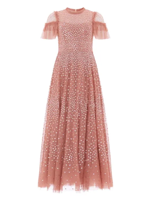 Needle & Thread ruffled-gown maxi dress