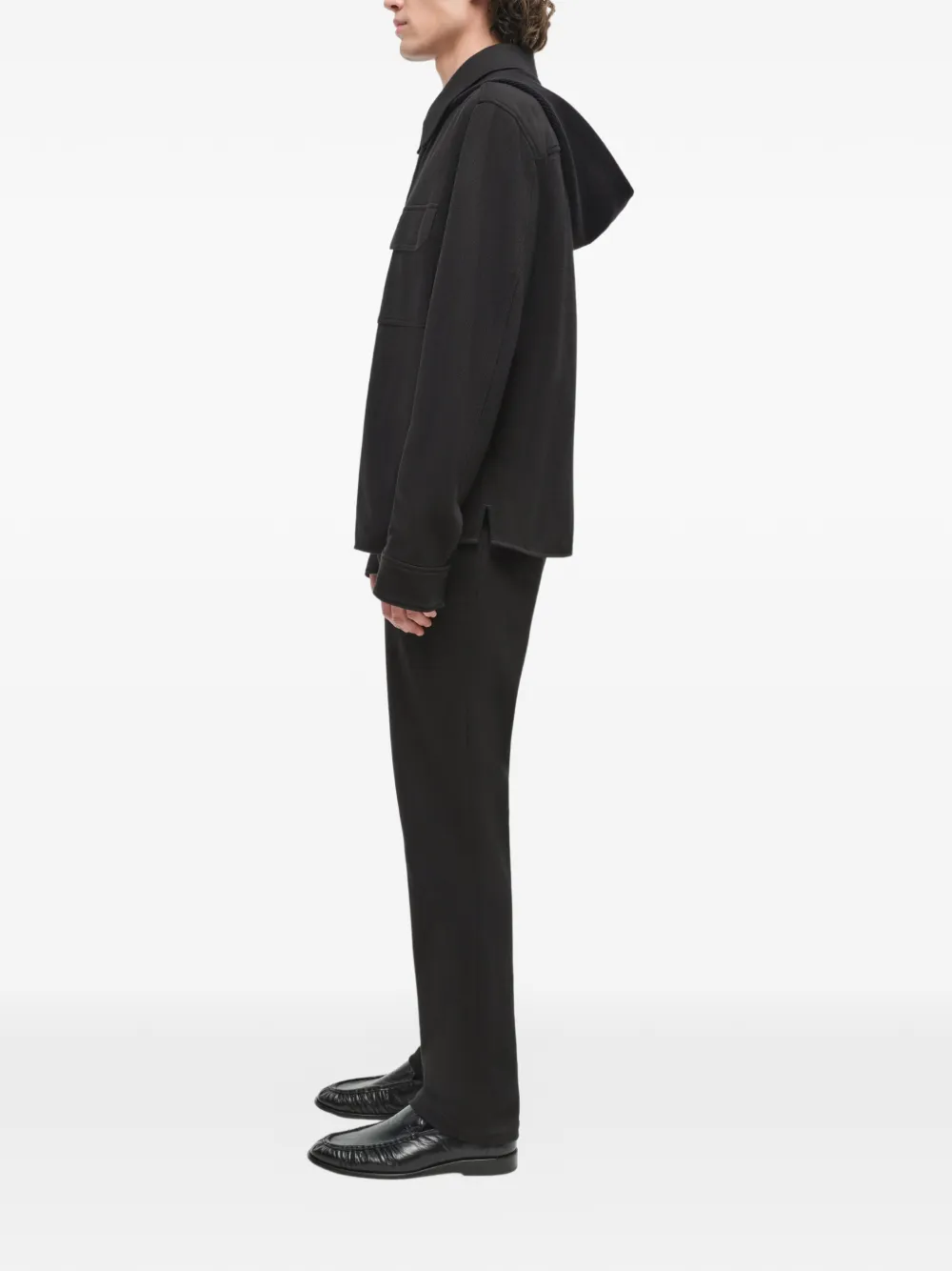  Simkhai Sobrecamisa Travis Con Capucha - Negro 