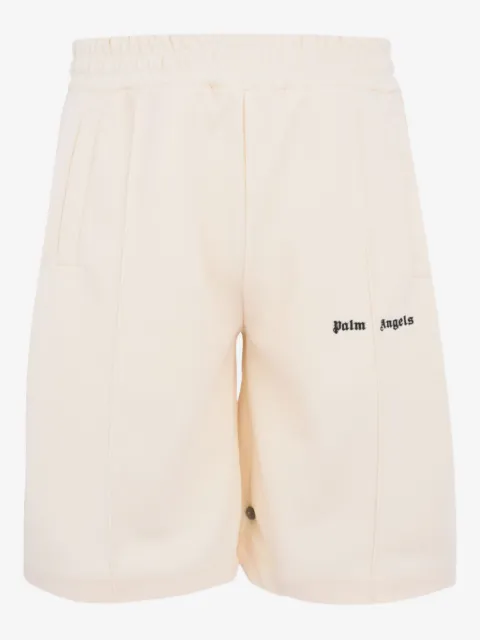 Palm Angels logo-detail track shorts