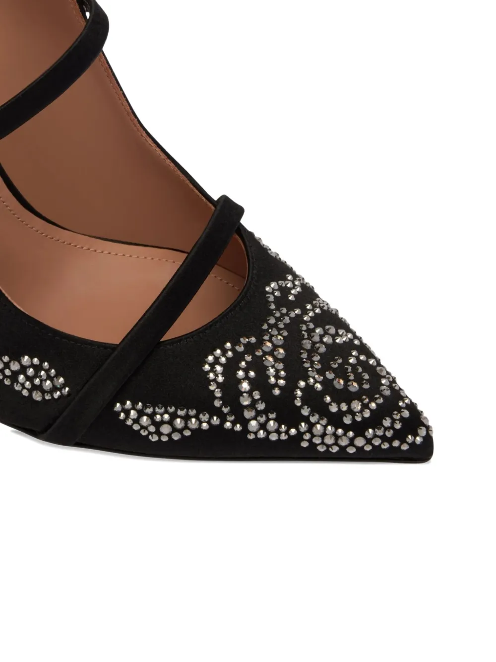Malone Souliers Maureen 70 mm muiltjes Zwart