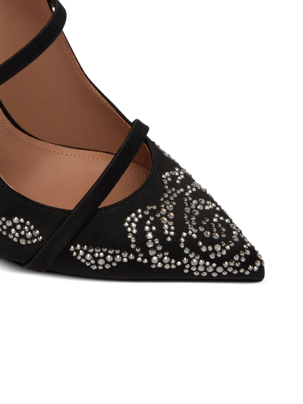 Malone Souliers Maureen 70 mm muiltjes Zwart