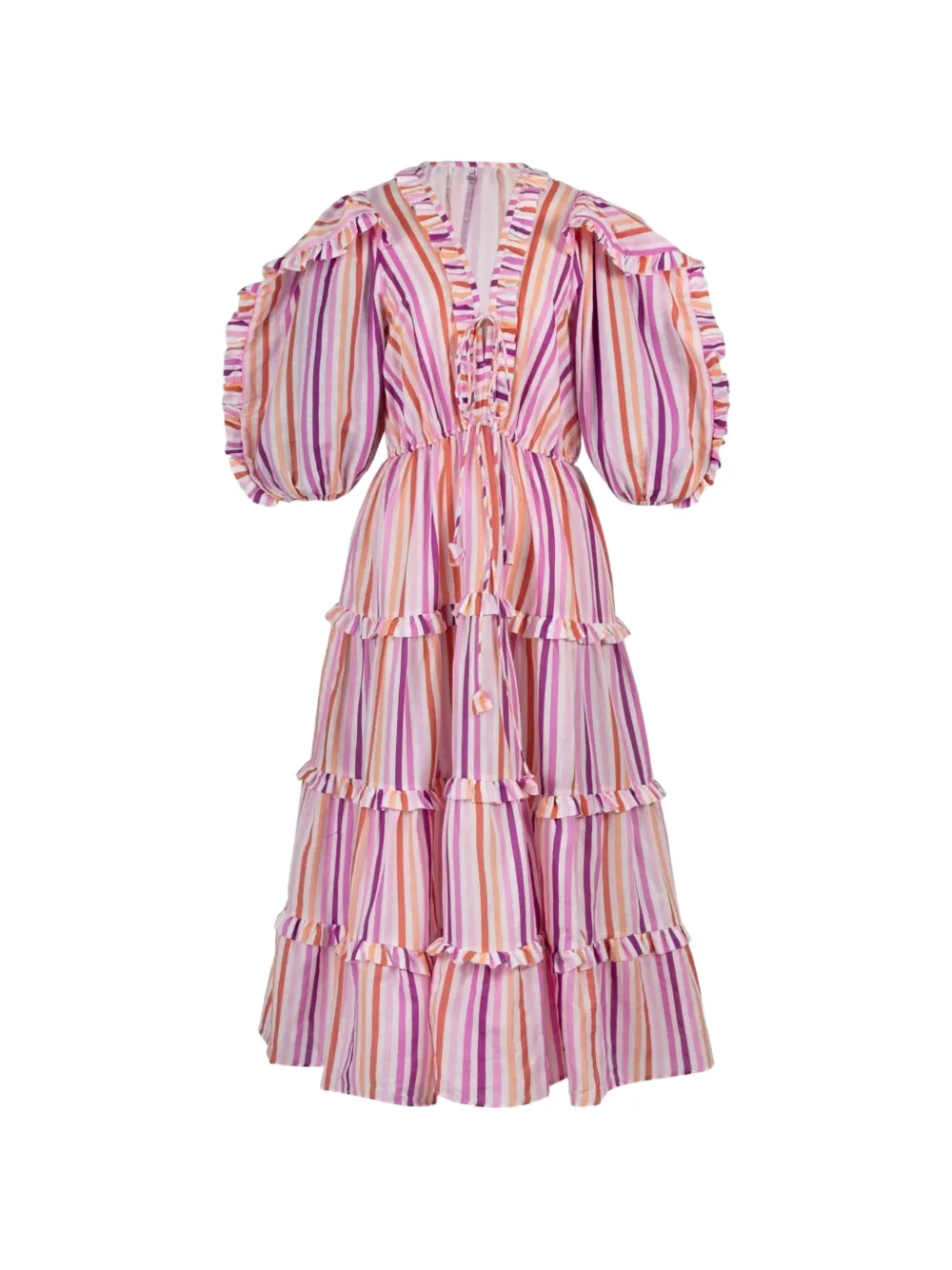 Celia B Teresa striped dress - Rosa