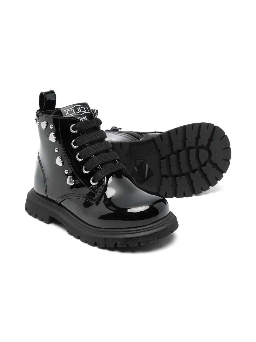 Cult botas con apliques de corazón | Image 2
