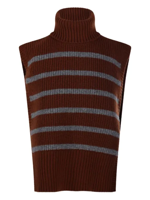 DAVANTINO striped turtleneck sweater