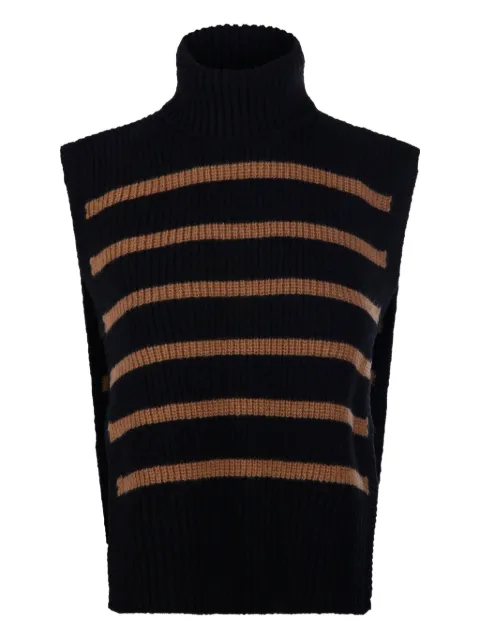 DAVANTINO turtleneck striped vest