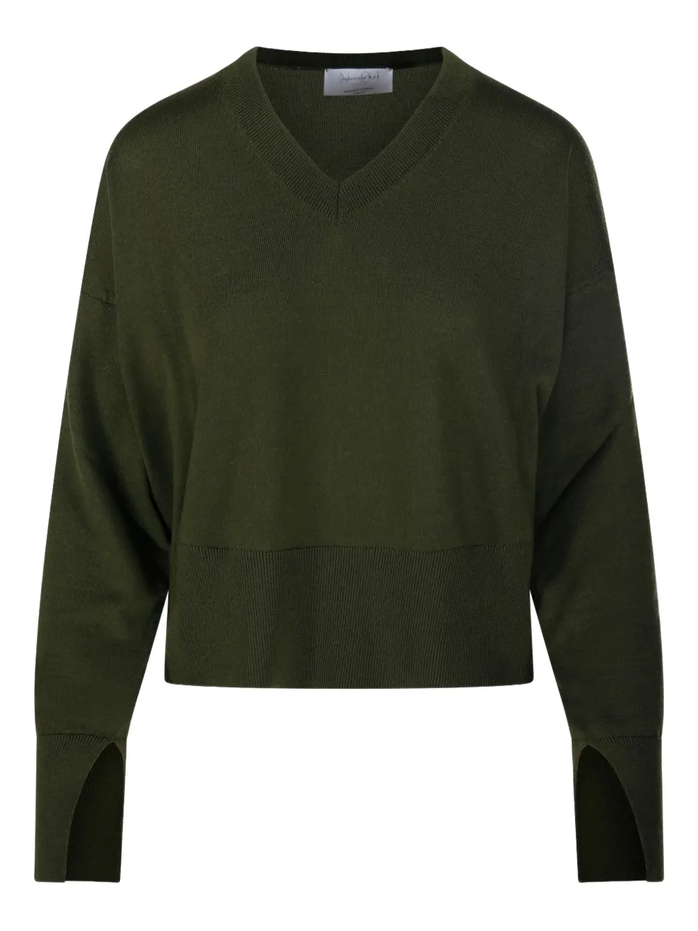 Daniele Fiesoli V-neck Sweater In Green