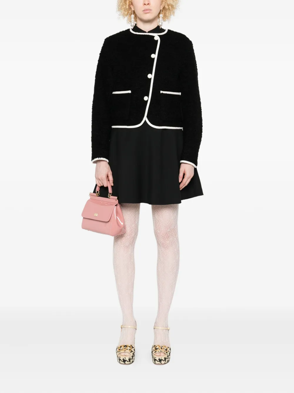MALINA buttoned cropped jacket | Cropped Jackets | Image 2