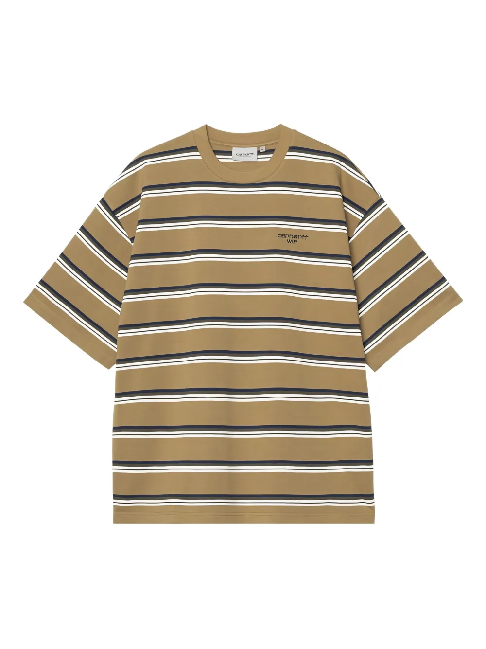Carhartt WIP striped cotton T-shirt | Neutrals | Image 1