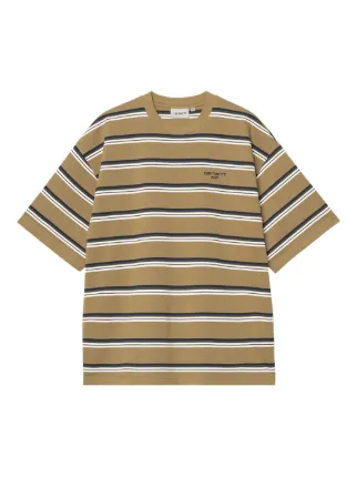 バーバリー　160 ストライプ　Tシャツ Carhartt WIP ストライプ Tシャツ | ニュートラル | FARFETCH JP